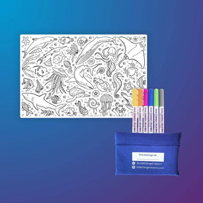 SPLASH! Pocket Silicone Colouring Mat
