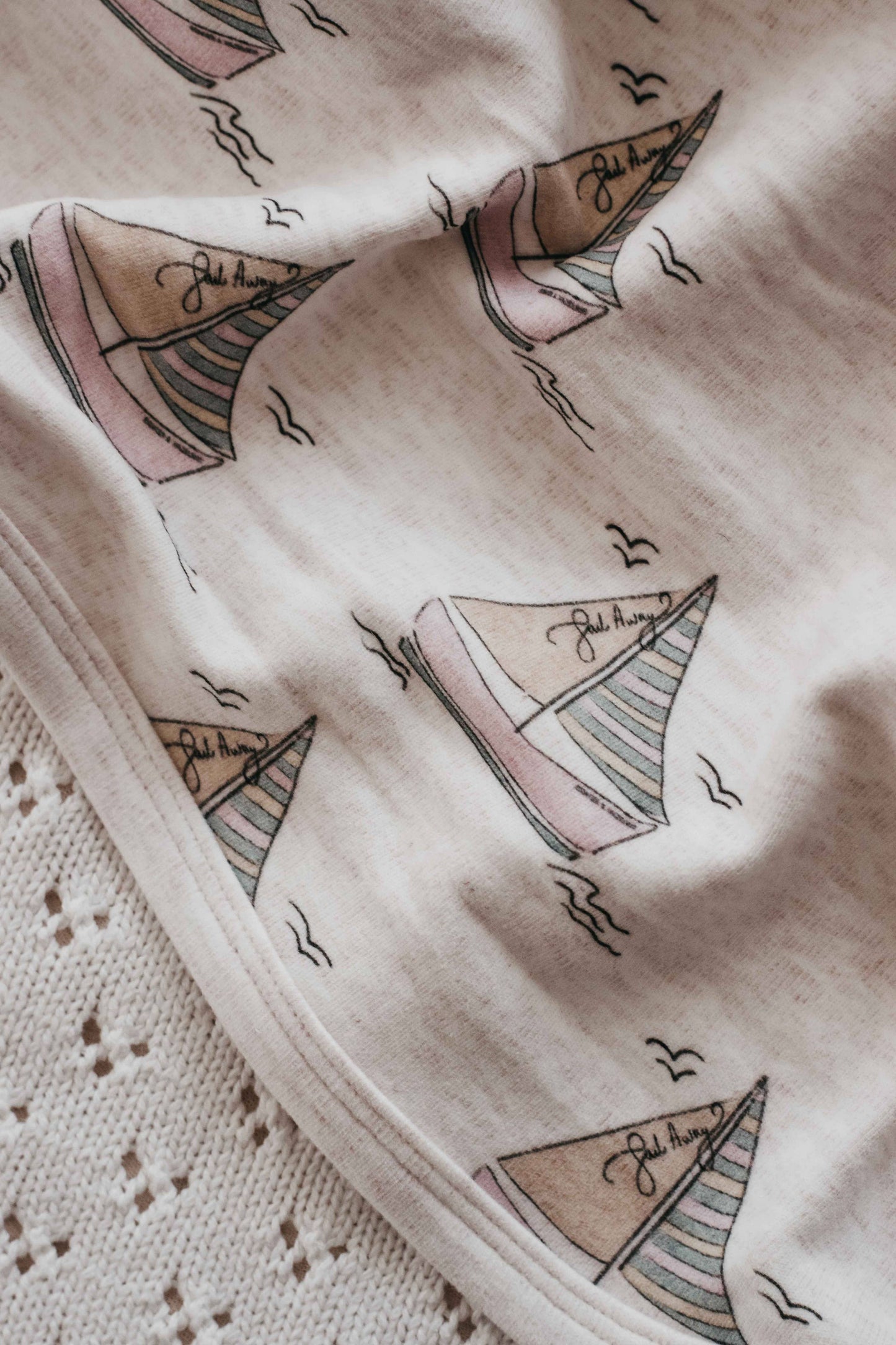 Jersey Swaddle: Sail Away