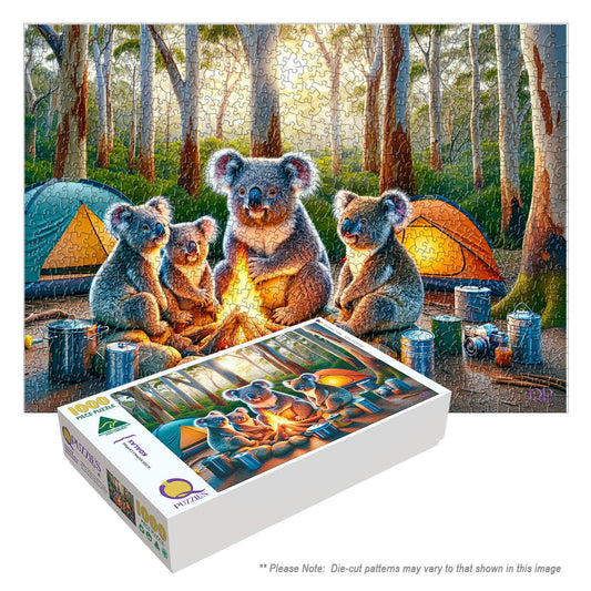 Aussie Animals Camping - Koalas (Landscape) Puzzles