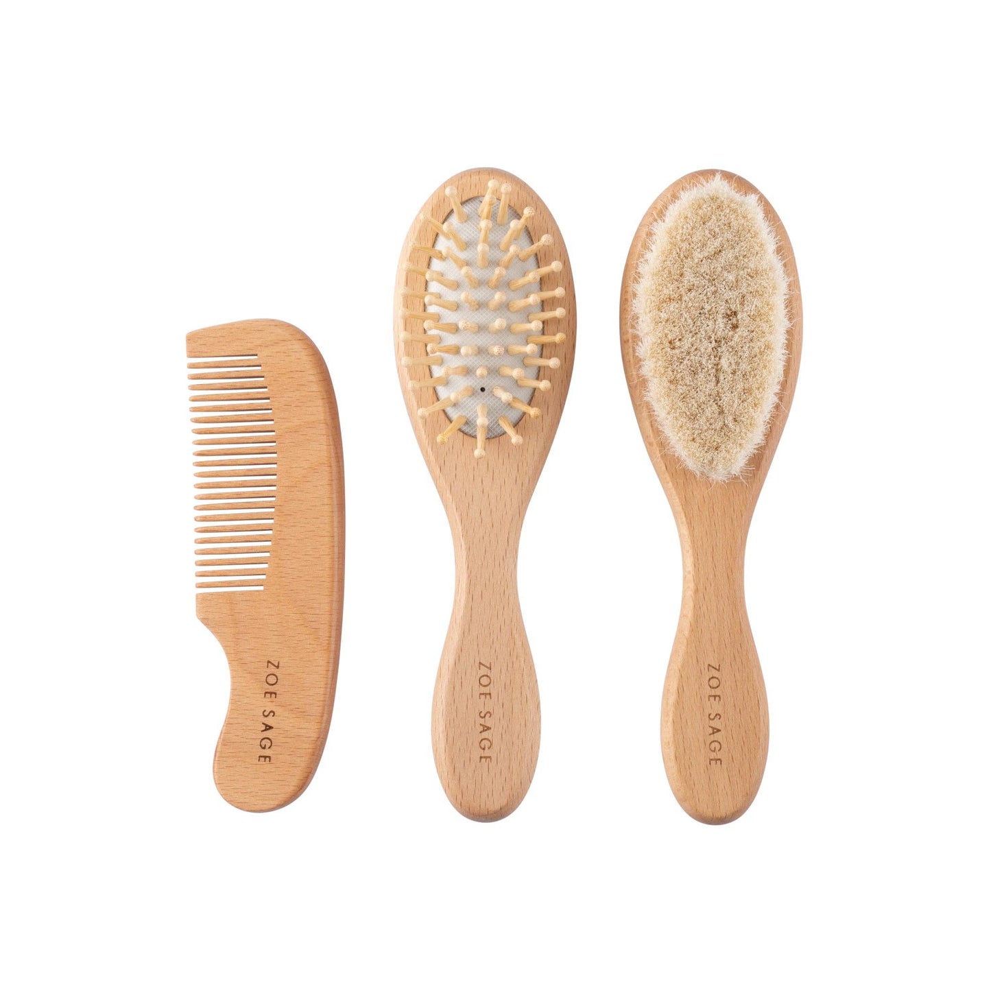 Baby Brush & Comb Set - 3pc