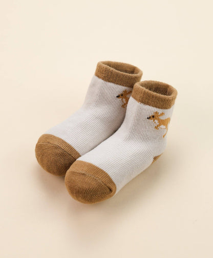 Organic Cotton Baby Socks - Kangaroo