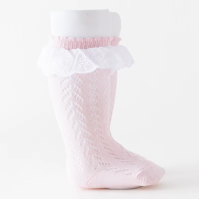 Knee High Frill Sock 0-12 months