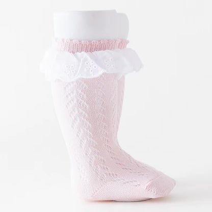 Knee High Frill Sock 0-12 months