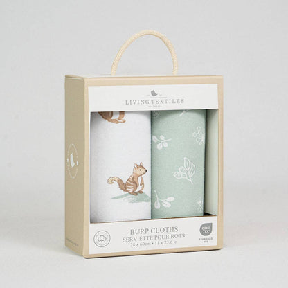 2 Pack Organic Burp Cloths - Australiana