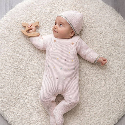 3 Piece Cotton Sets - Pink, Oat & Blue