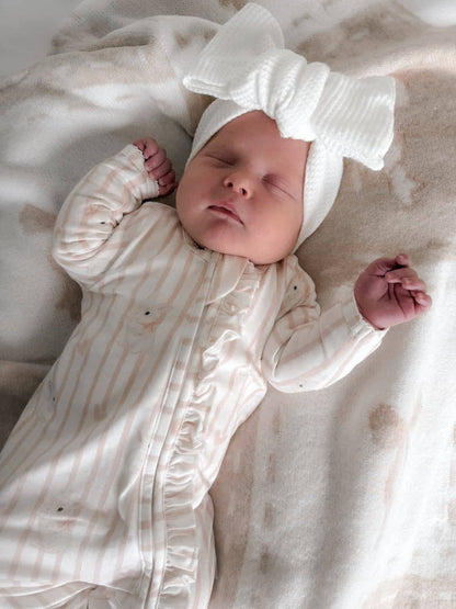 Bunny Love Bamboo/Organic Cotton Growsuit