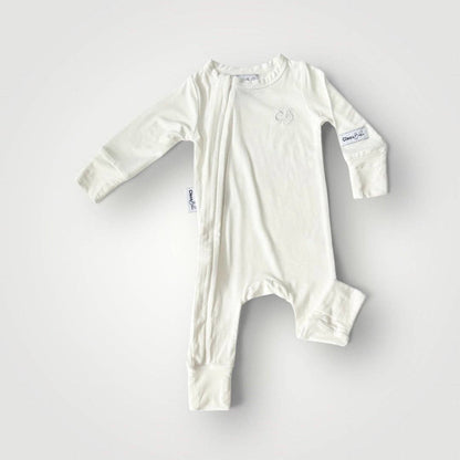 Bamboo Onesie - Milky White