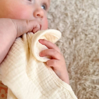 Organic Muslin Burp Cloths - Golden Harvest 5 Pack