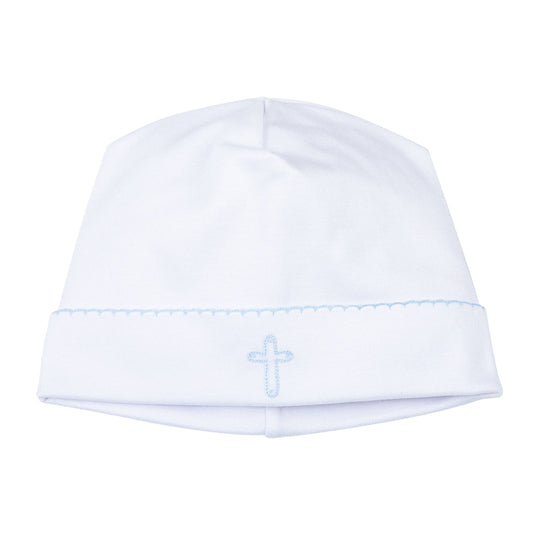 Blessed Embroidered Hat - Blue