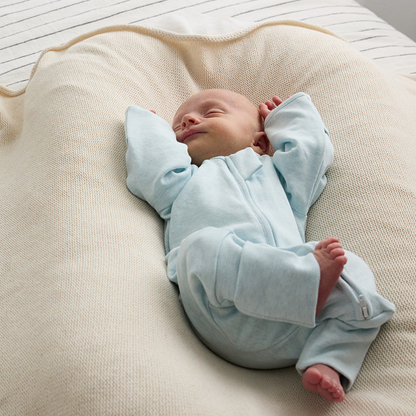 Long Zippy Romper - Sky Blue