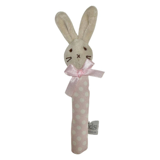 Bunny Rattle Mini - Beige/Pink - 18cm