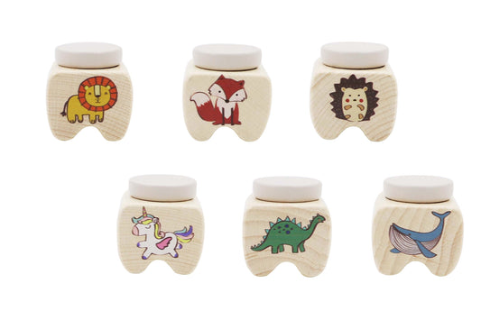 Tooth Fairy Wooden Jar