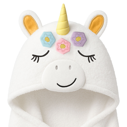 Playpals Hooded Baby Bath Towels for Newborn