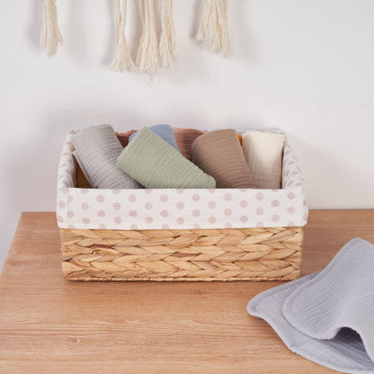 Organic Muslin Burp Cloths - Earth and Sky 5 Pack