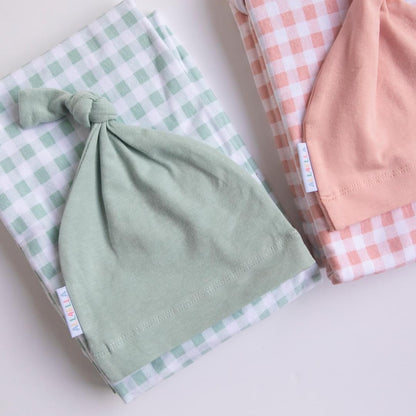 All4Ella Organic Jersey Wrap and Beanie Sets