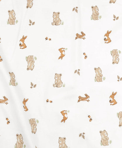 Organic Cotton Swaddle Wrap - Bear & Bunny
