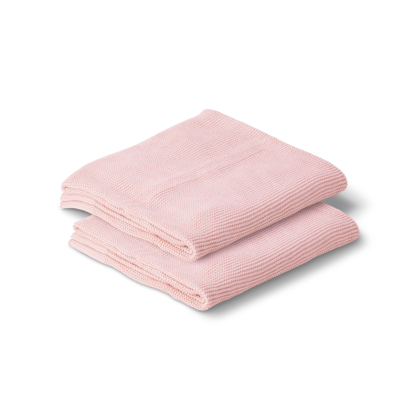 Cotton Classic Knit Baby Blanket - Carousel Pink