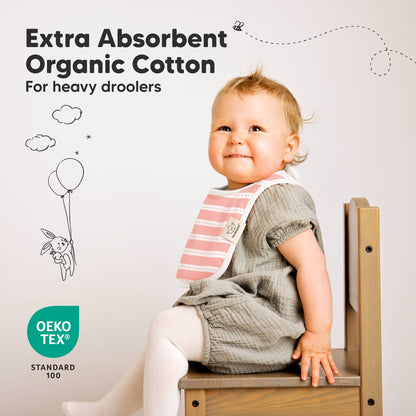 8-pack Urban Drool Bibs for Teething