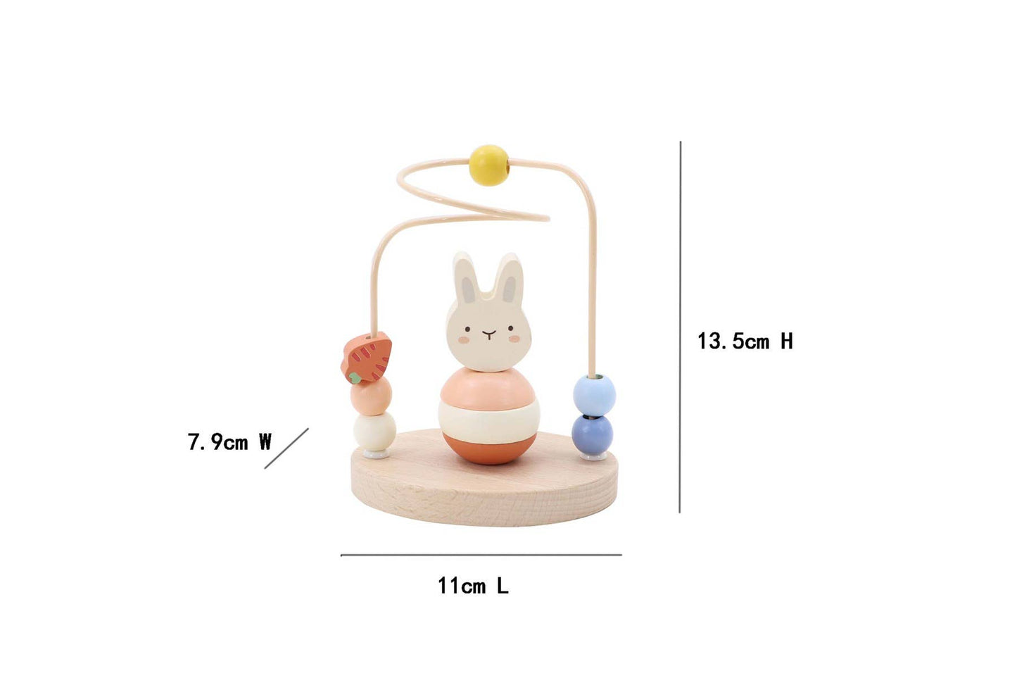 Wooden Koala & Bunny Stacking Bead Maze