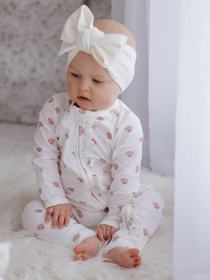 Coastal Clams Bamboo/Organic Cotton Growsuit