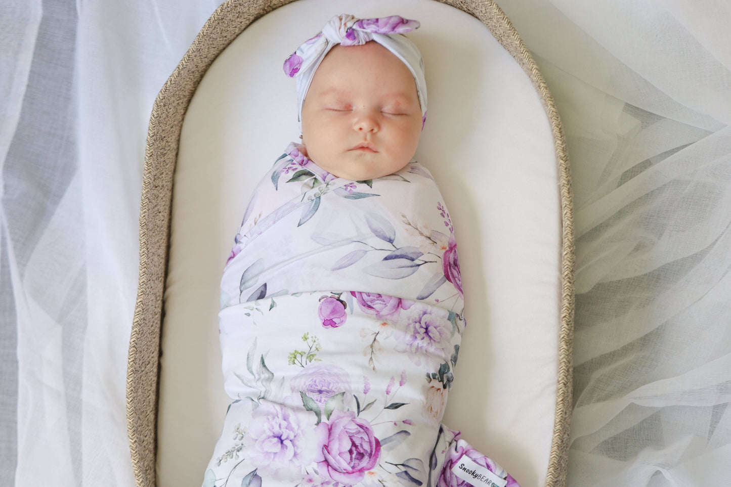 Twilight Rose Organic Jersey Wrap