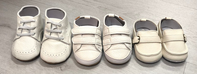 Pre Walker Baby Boy White Shoes
