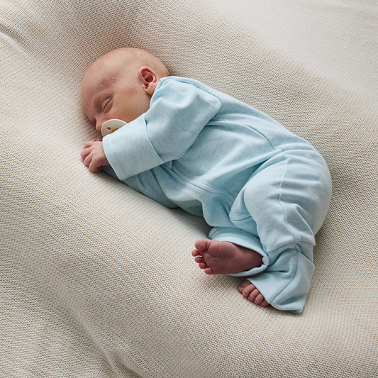 Long Zippy Romper - Sky Blue