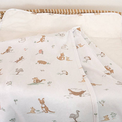 2 Pack Organic Swaddle Wraps - Australiana