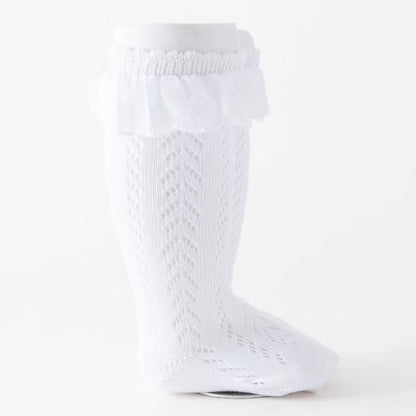 Knee High Frill Sock 0-12 months