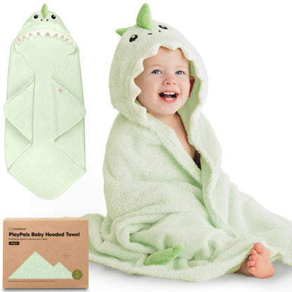 Playpals Hooded Baby Bath Towels for Newborn