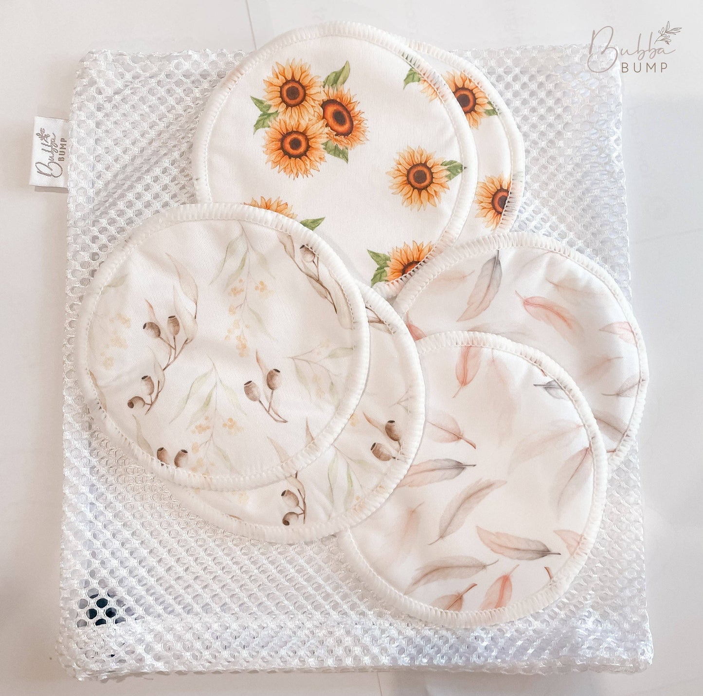 14 Pack Organic Bamboo Reusable Breast Pads