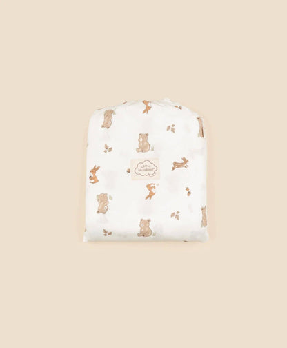 Organic Cotton Swaddle Wrap - Bear & Bunny