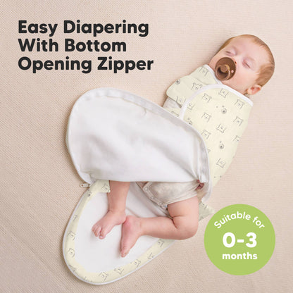 3pk Soothe Zippy Baby Swaddles 0-6 Months,Newborn Sleep Sack