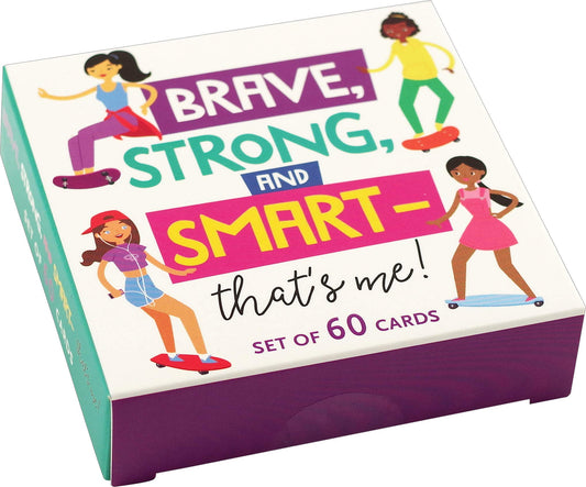 Brave, Strong, and Smart -- That's Me! Inspirational Card Deck (Set of 60 Cards)