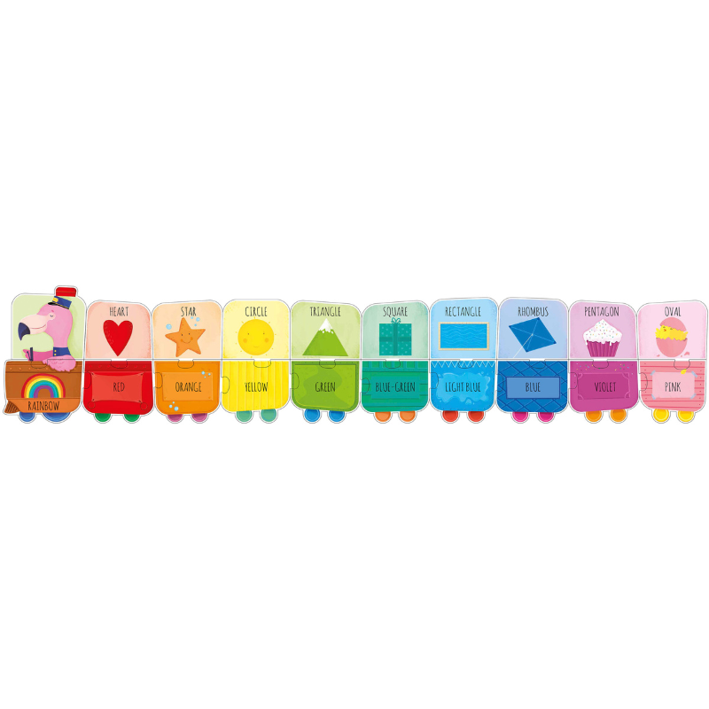 Sassi My First Shapes and Colours STEAM Puzzle & Book Set