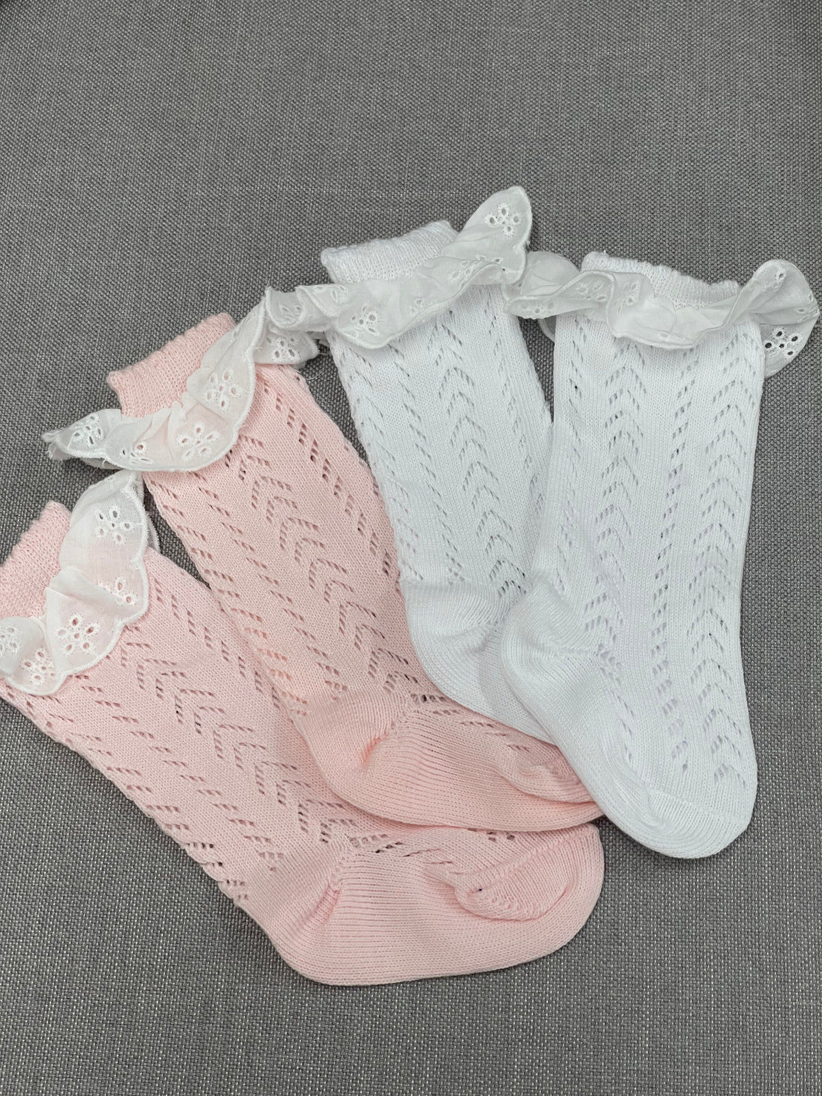 Knee High Frill Sock 0-12 months