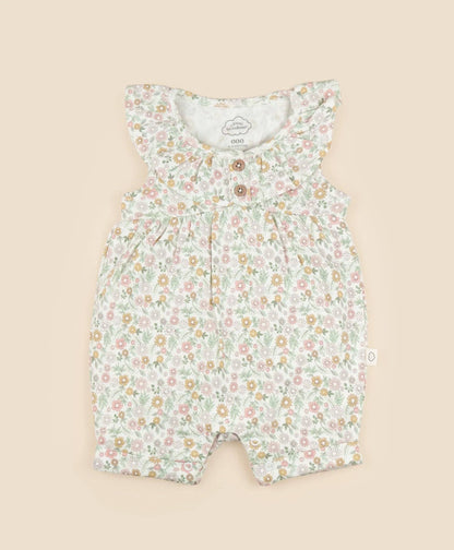Organic Cotton Romper - Daisies