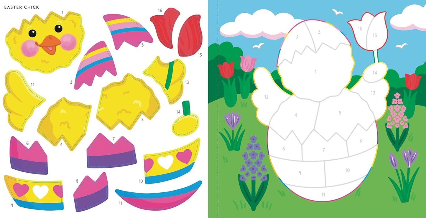 Easter First Colour By Sticker Book