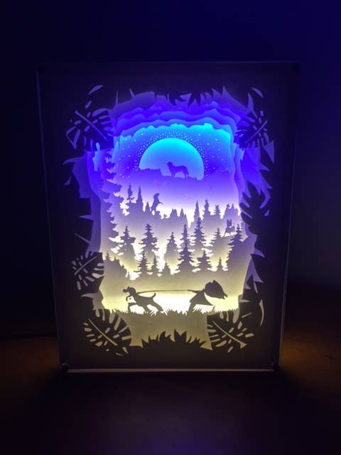 Sprouting Dog Night Light