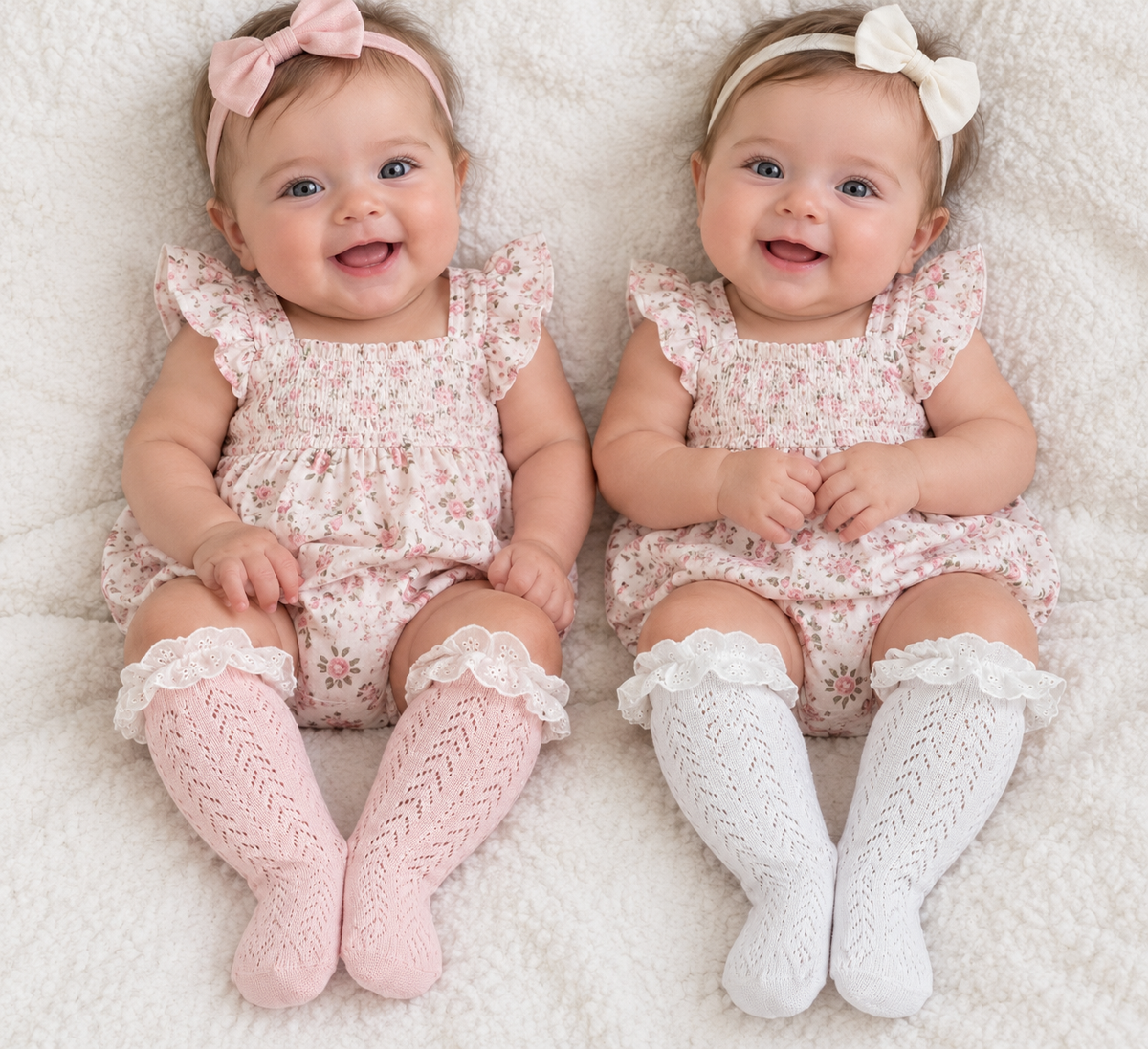 Knee High Frill Sock 0-12 months