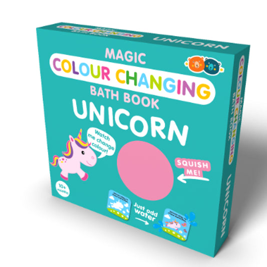 Magic Colour Changing Bath Book Unicorn