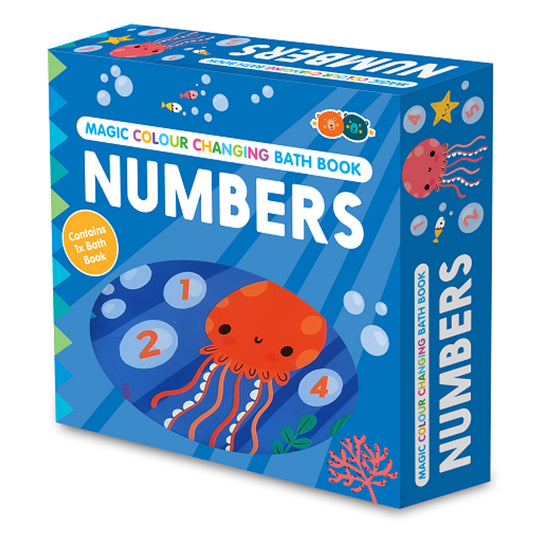 Magic Colour Changing Bath Book Numbers