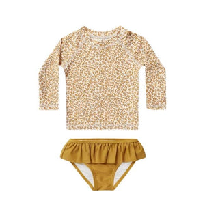 Summertime Collection 2 piece girls rash suits