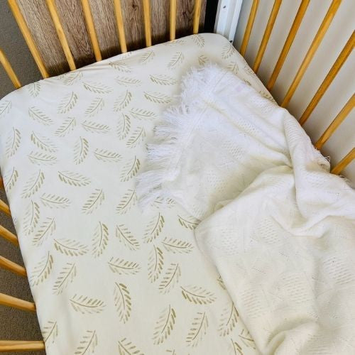 Anchor & Arrow Jersey Cotton Cot Sheets Collection