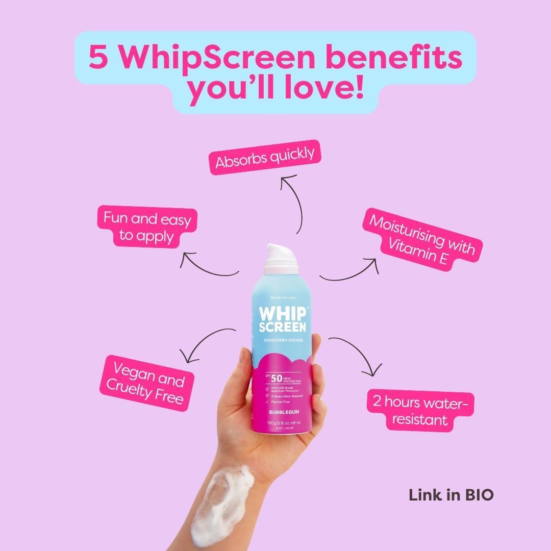 WhipScreen™ SPF50 Sunscreen Mousse