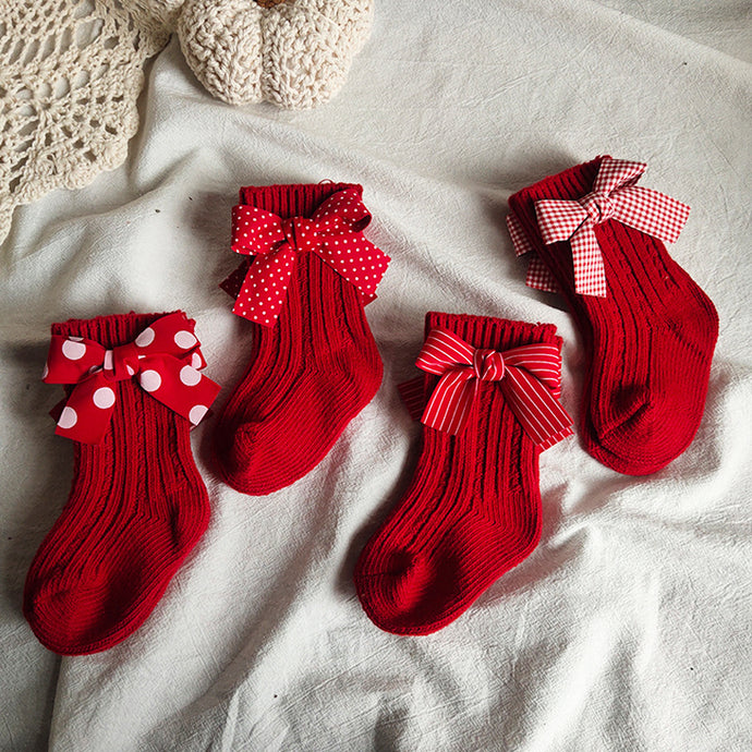 Christmas Baby Knee High Socks
