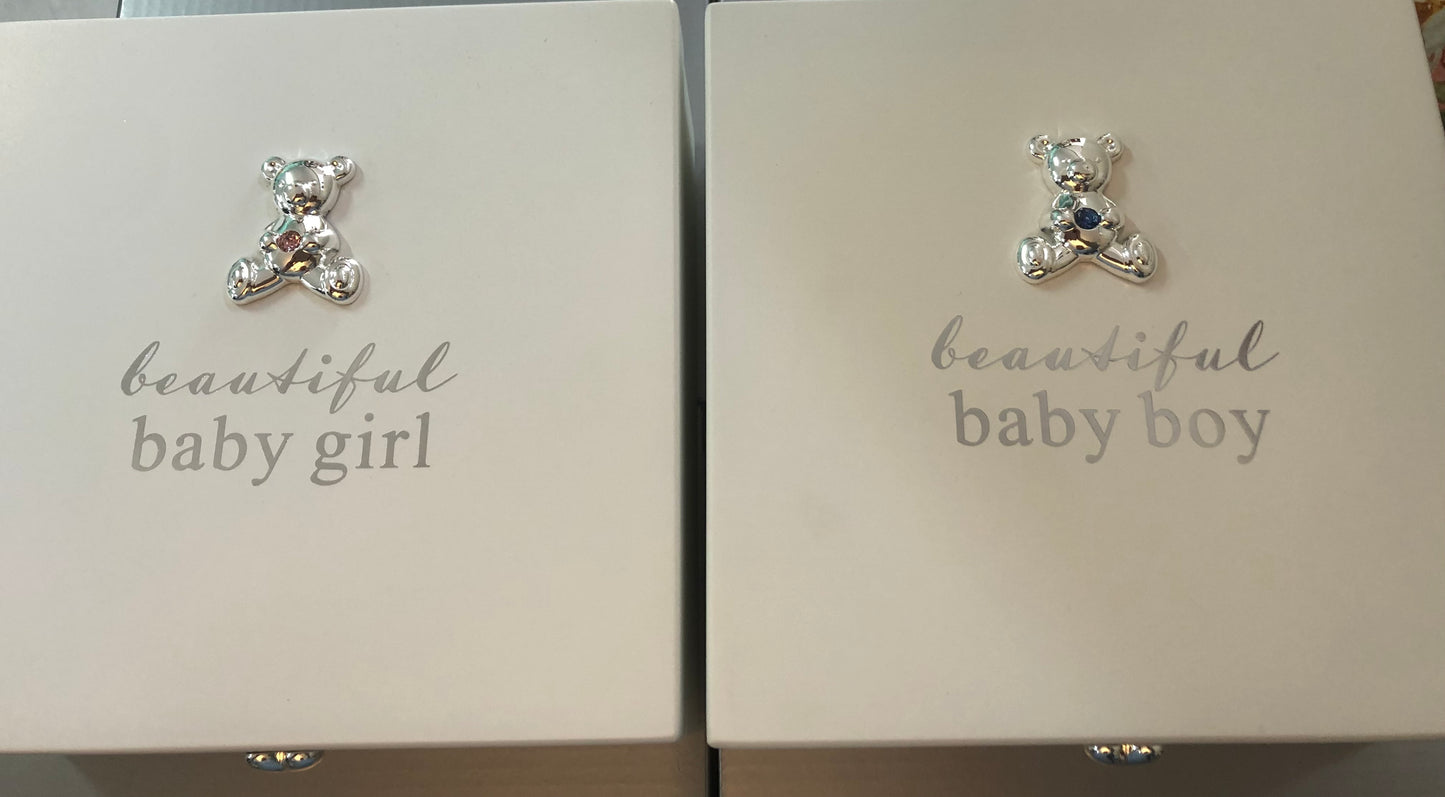 Beautiful Baby Boy/Girl Keepsake boxes