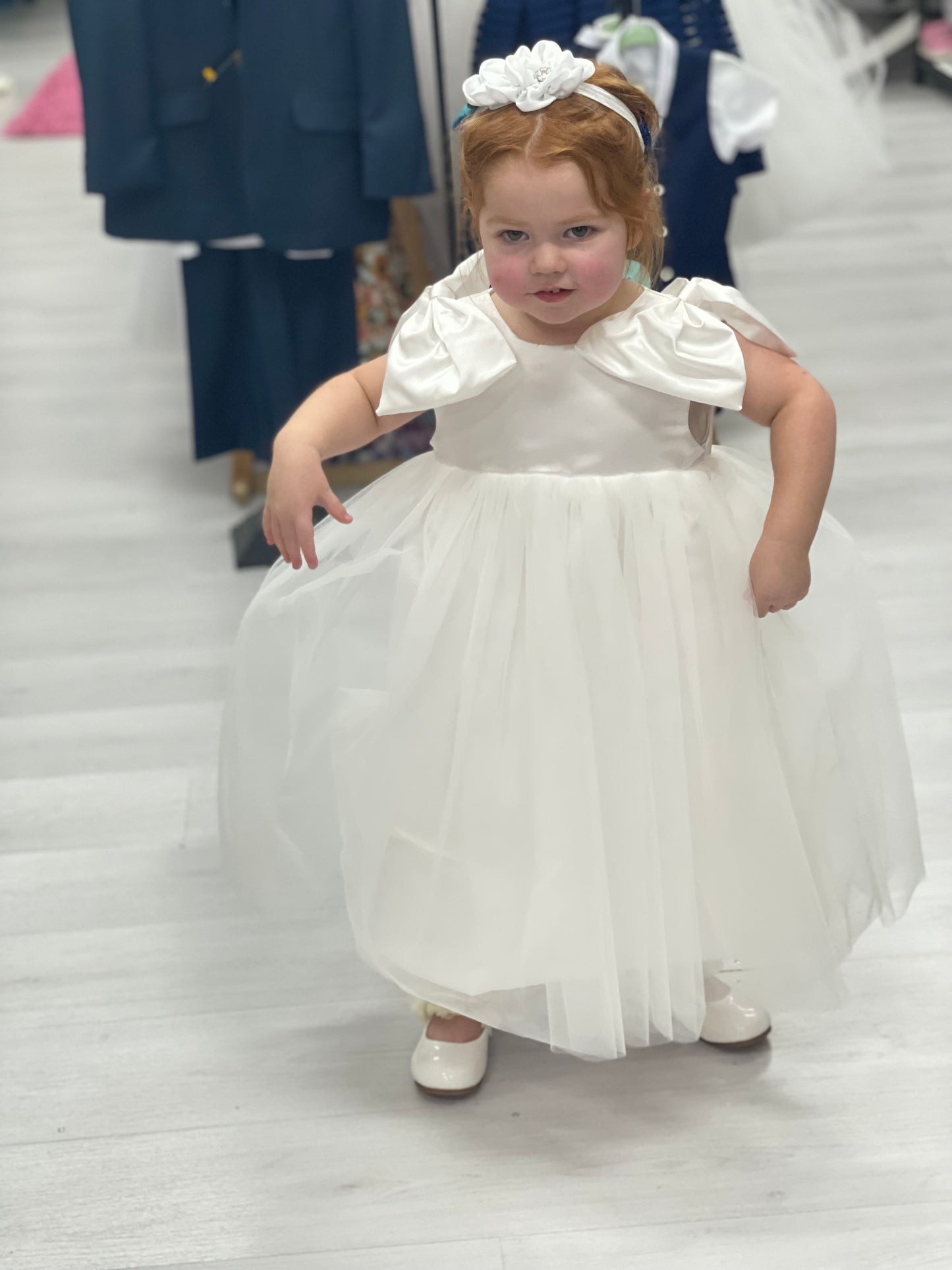 Stella’s Satin Dress