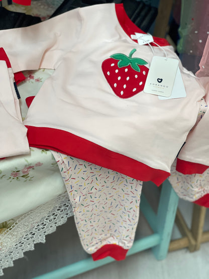 Korango Strawberry Sprinkles Pyjamas