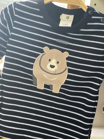 Korango Bear Striped Top